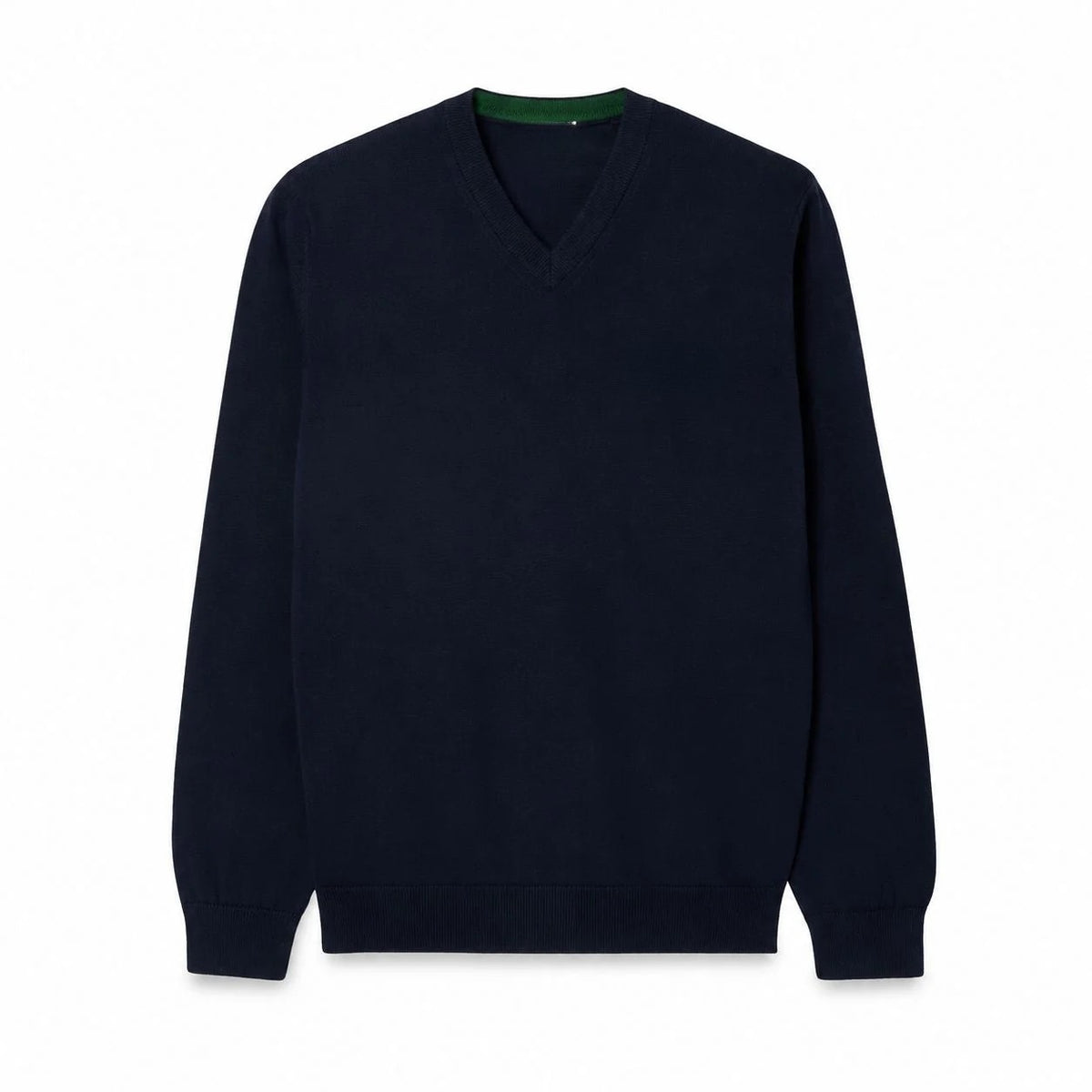 Monochrome Cotton V-Neck Sweater RF3OC3DDK78