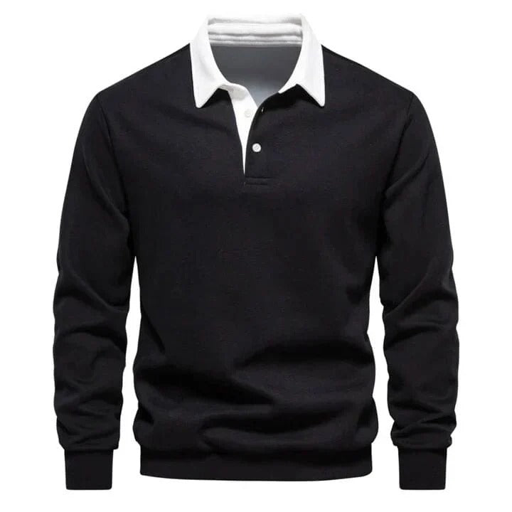 Modern Polo Sweatshirt - Clearance Sale RF3OC3DE9HG