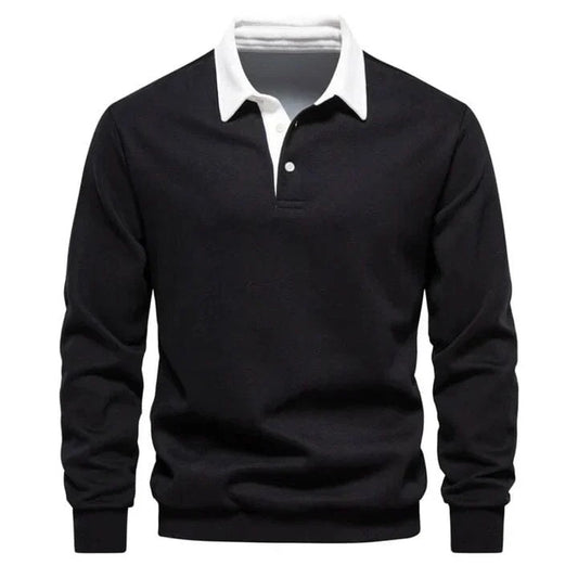 Modern Polo Sweatshirt - Clearance Sale RF3OC3DE9HG