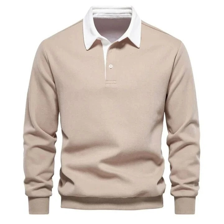 Modern Polo Sweatshirt - Clearance Sale RF3OC3DE9HG