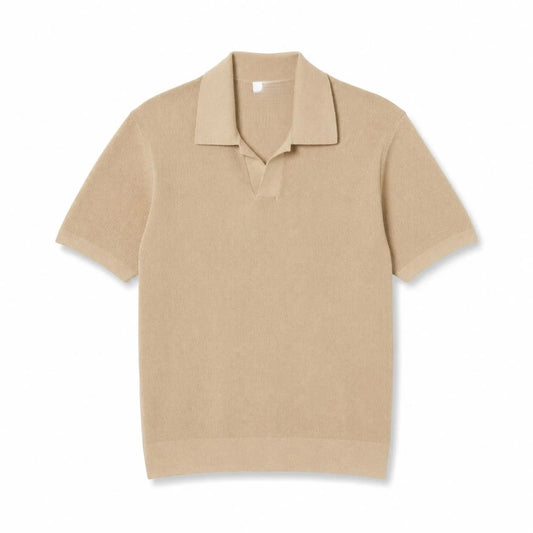 Cotton-Blend Open-Collar Polo Sweater RF3OC3DLZLW