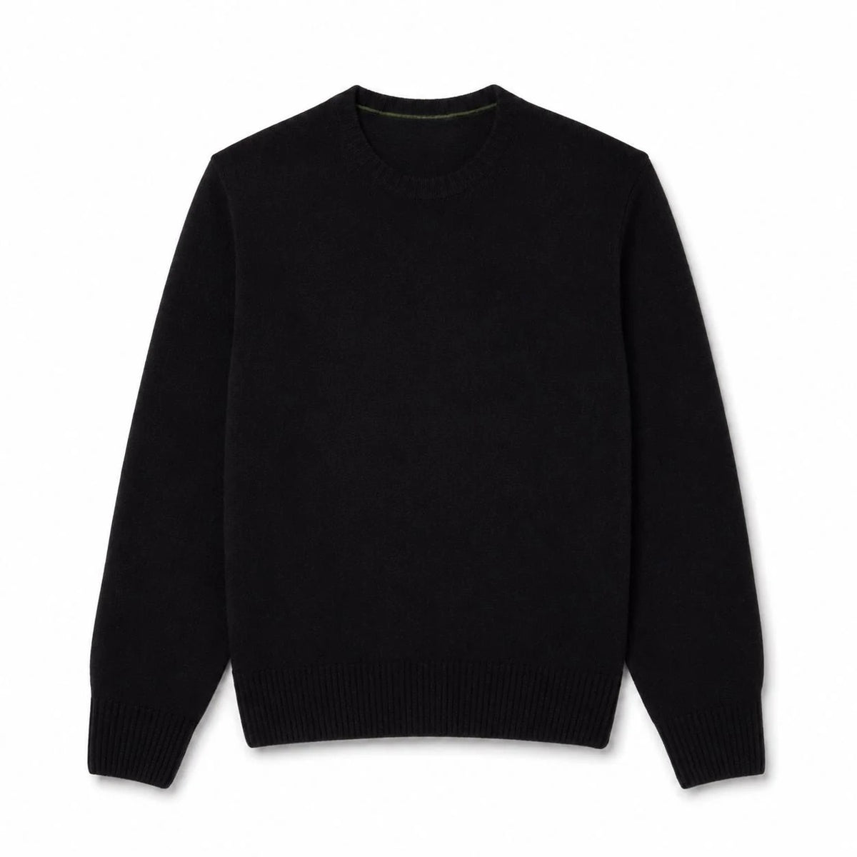 Crew Neck Combed Wool Sweater RF3OC3DKL1G