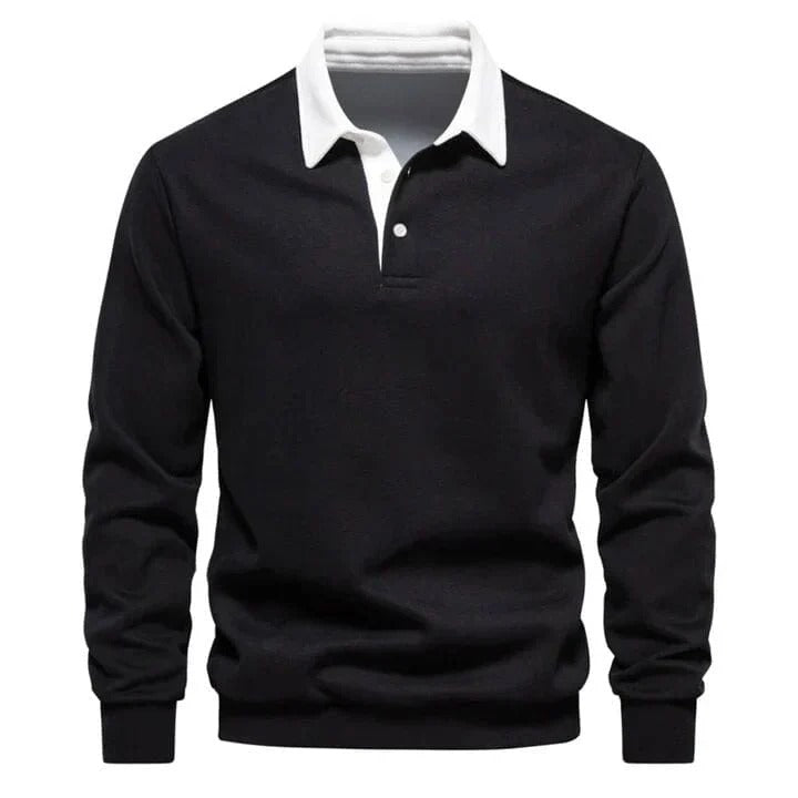 Modern Polo Sweatshirt - Clearance Sale RF3OC3DE9HG