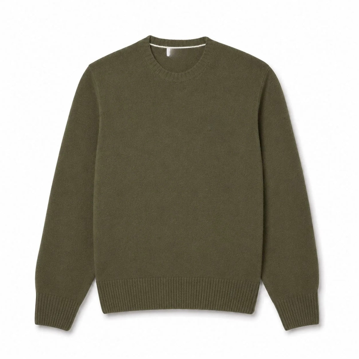 Crew Neck Combed Wool Sweater RF3OC3DKL1G
