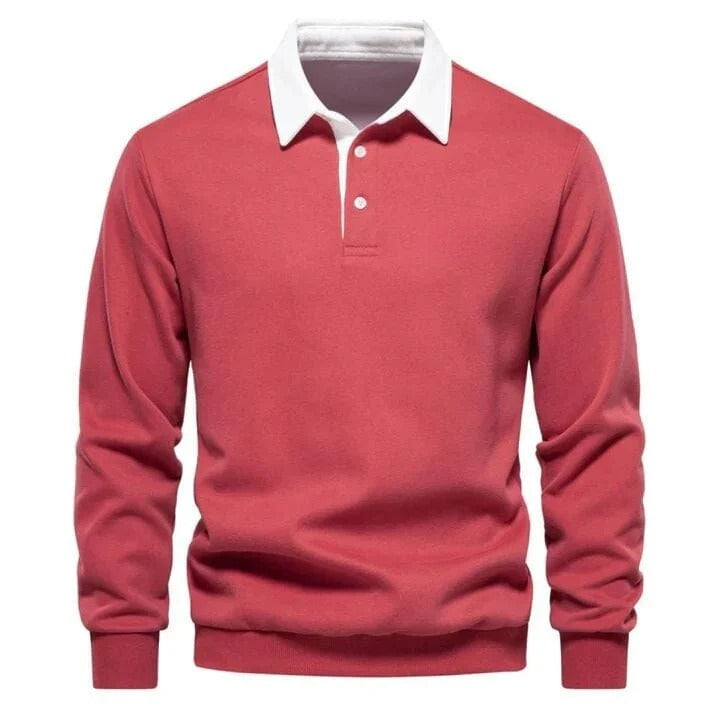 Modern Polo Sweatshirt - Clearance Sale RF3OC3DE9HG