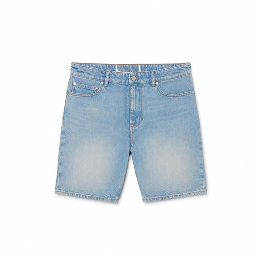 Straight Fit Denim Bermuda Shorts RF3OC3F2NWK