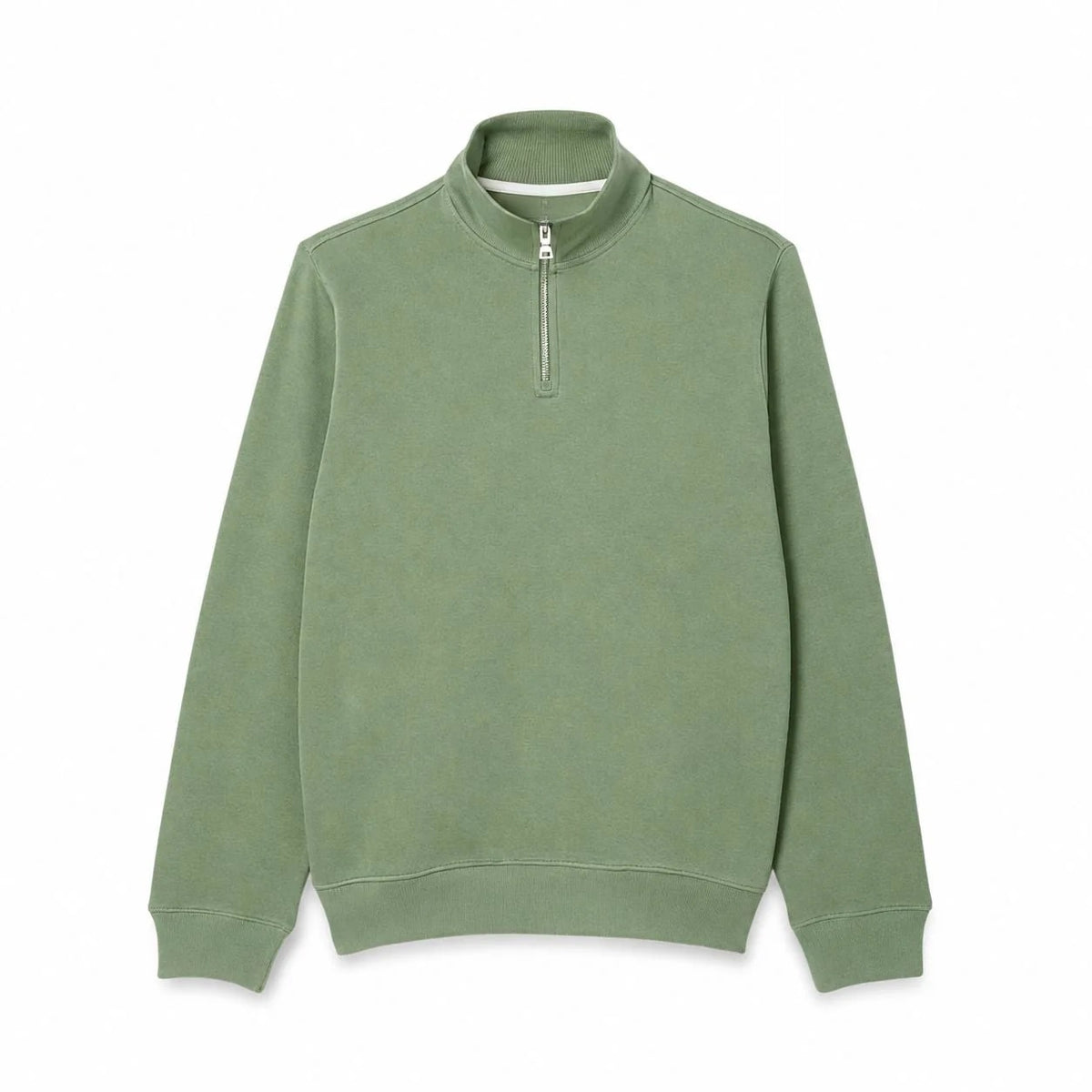 Zip-Up High Neck Sweatshirt RF3OC3F3D6S