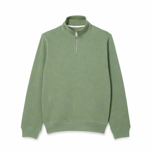 Zip-Up High Neck Sweatshirt RF3OC3F3D6S