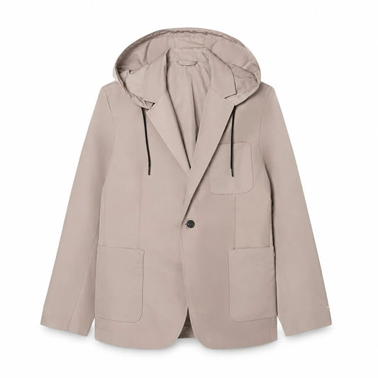 Twill Blazer with Hood RF3OC3F9OQS