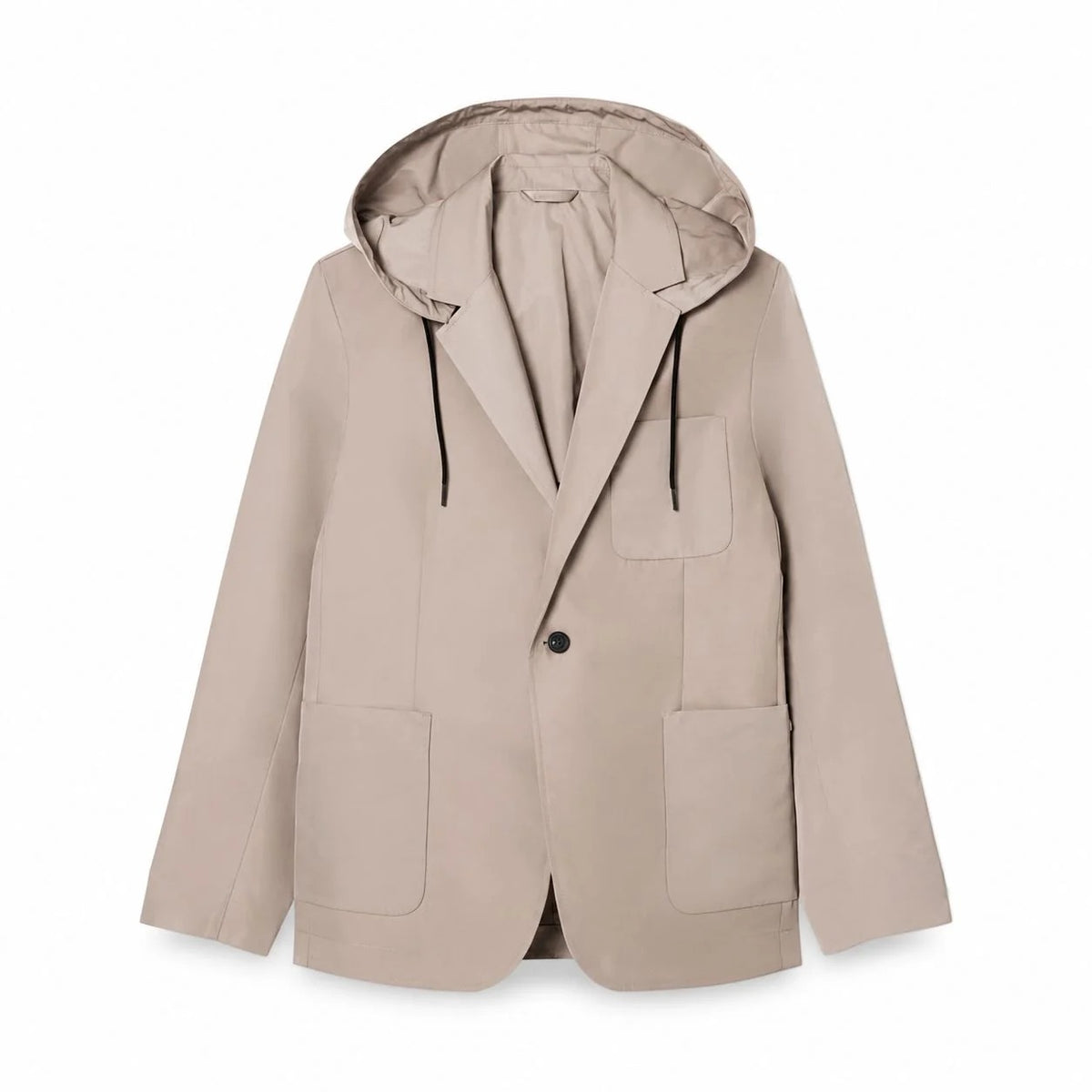 Twill Blazer with Hood RF3OC3F9OQS