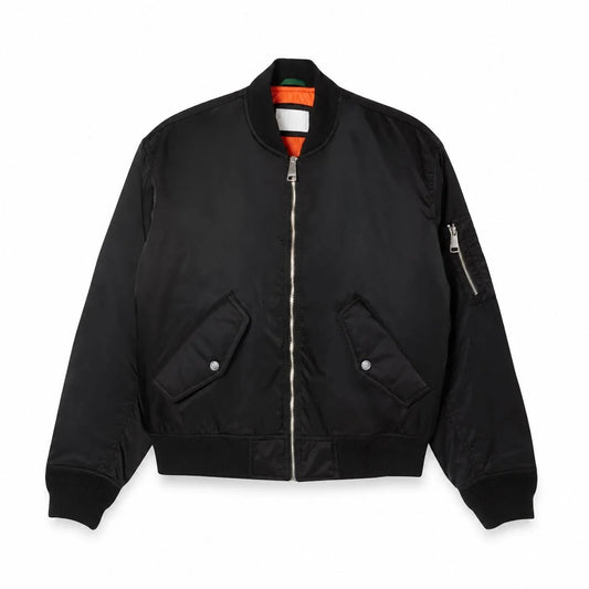 Water-Repellent Quilted Bomber Jacket RF3OC3FDWG4