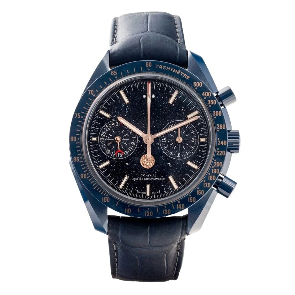 Men's Chronograph 44.25mm Blue Dial Textile Strap RF3OC3NNOUC
