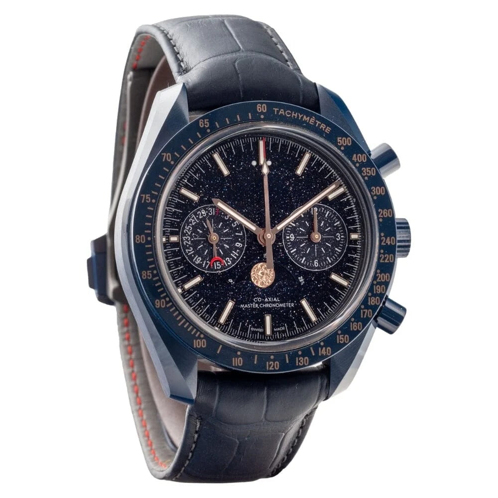 Men's Chronograph 44.25mm Blue Dial Textile Strap RF3OC3NNOUC