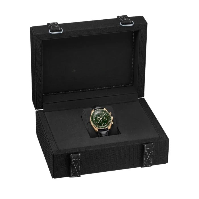 Chronograph 42mm Green Dial Leather Strap RF3OC3NOE4K
