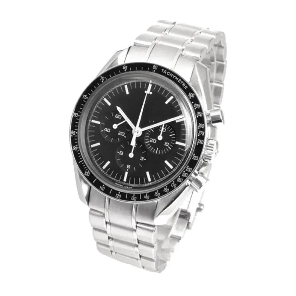 Men's Steel Chronograph 42mm Black Dial RF3OC3ONIBO