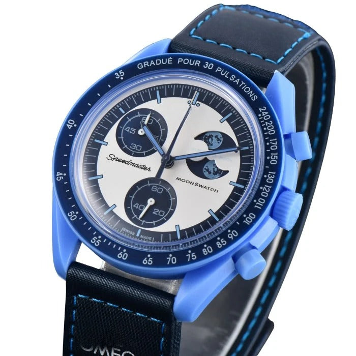 "Mission to the Blue Moonphase" Men's Chronograph RF3OC3P05FO