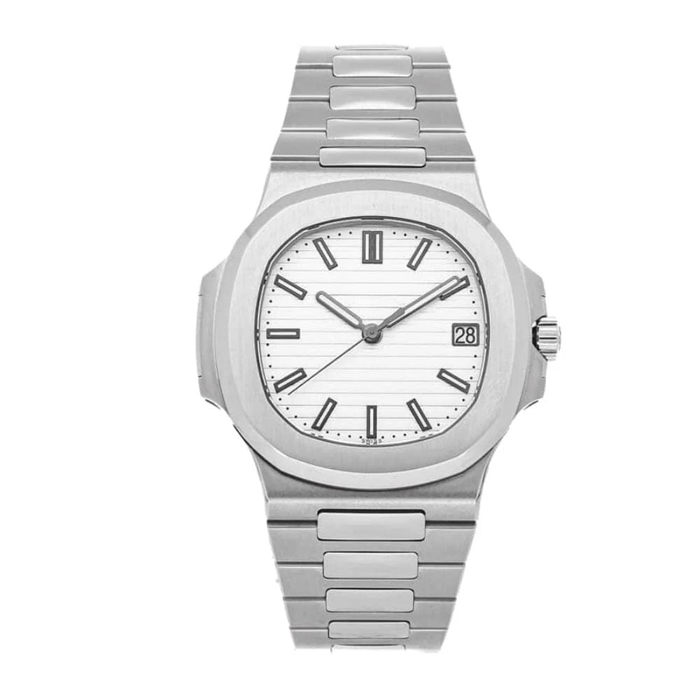 Stainless Steel White Dial Watch RF3OC3QGTQC