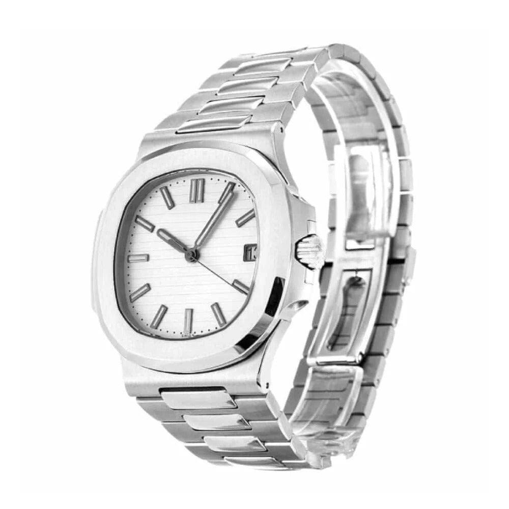 Stainless Steel White Dial Watch RF3OC3QGTQC
