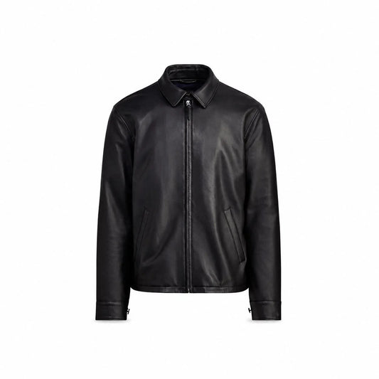 Leather Jacket - Full-Grain Leather, Plaid Lining RF3OC3WPKLG