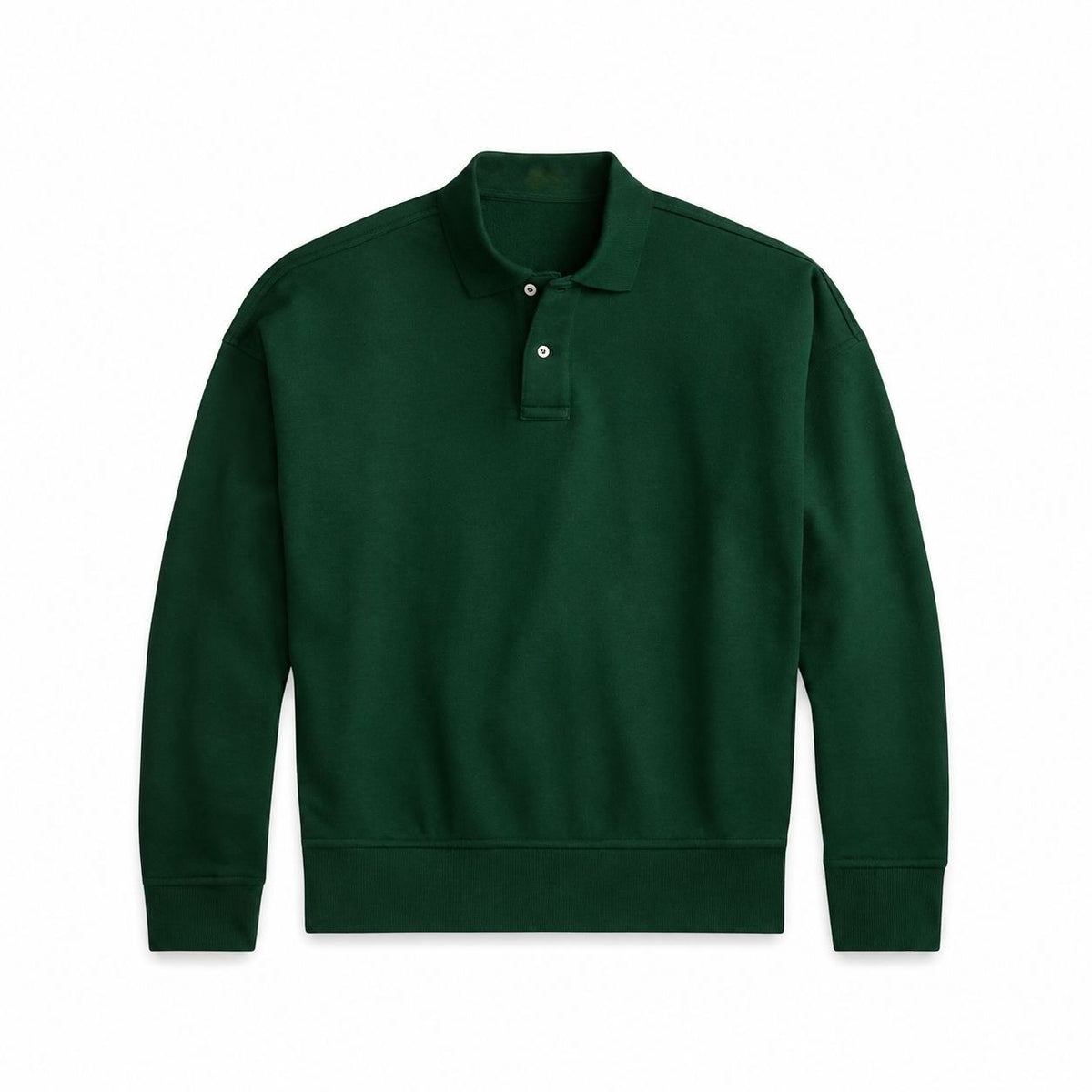 Logo Sweatshirt With Polo Collar RF3OC3XKH38