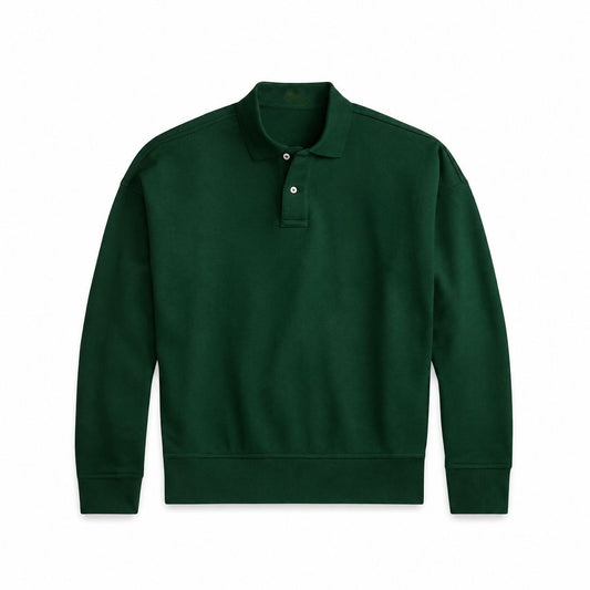Logo Sweatshirt With Polo Collar RF3OC3XKH38