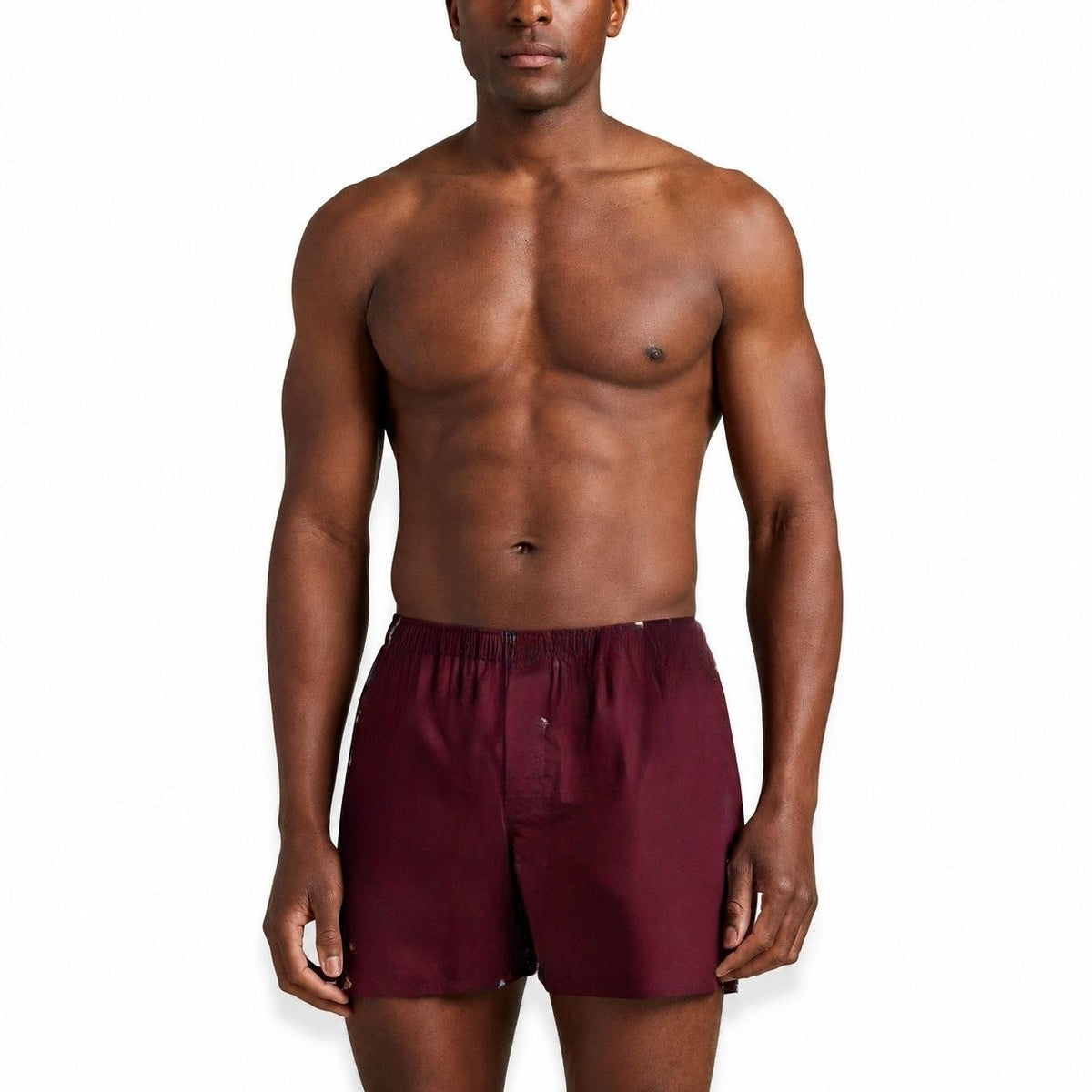Cotton Boxers with Elastic Waistband RF3OC3XUB2C