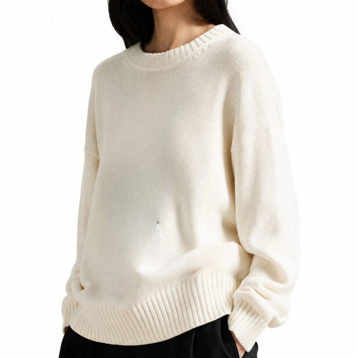 Cotton Crewneck Sweater RF3OC3Y0MMC