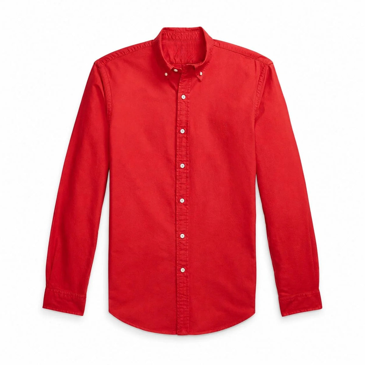Slim Fit Oxford Shirt - Garment-Dyed RF3OC40YOHW