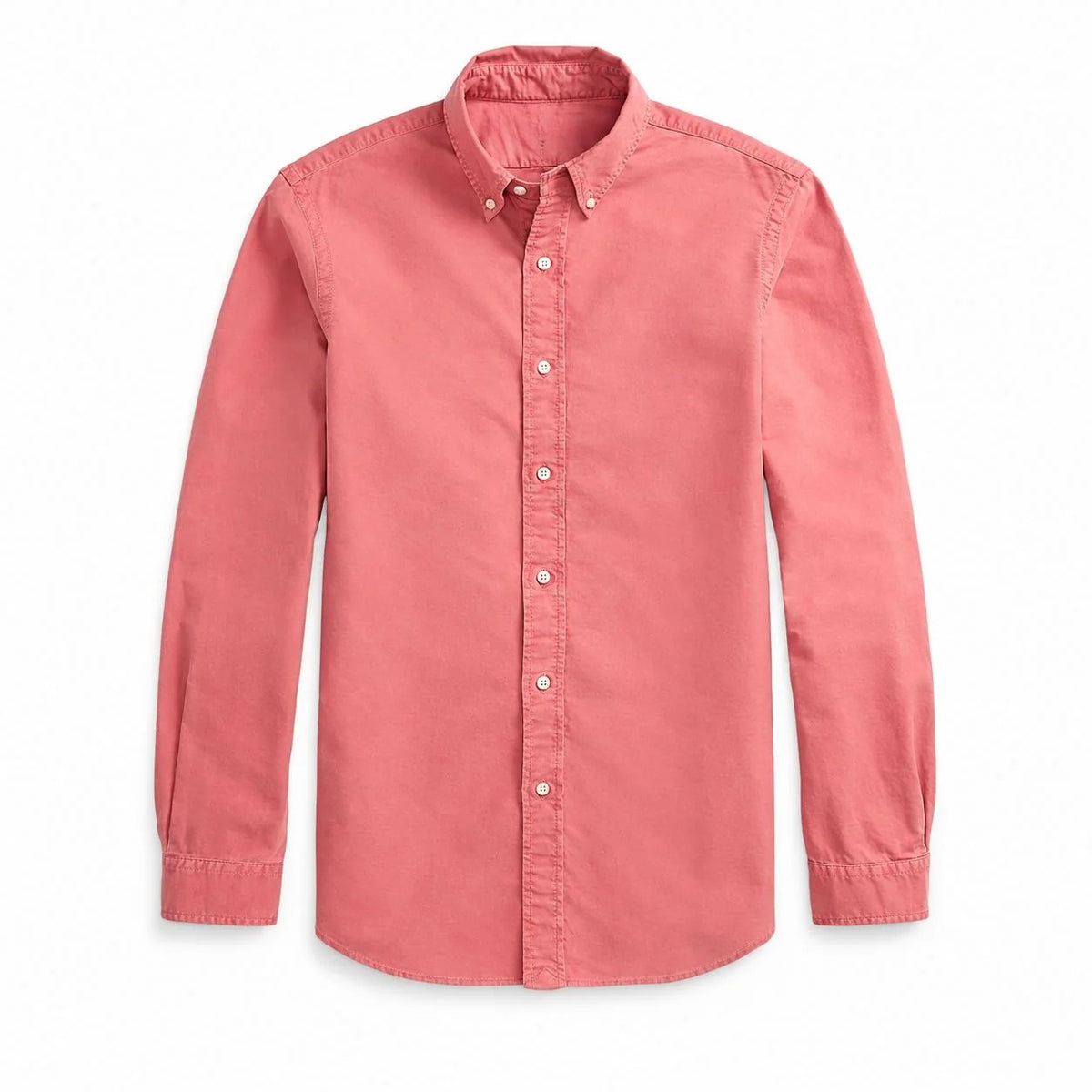 Slim Fit Oxford Shirt - Garment-Dyed RF3OC40YOHW