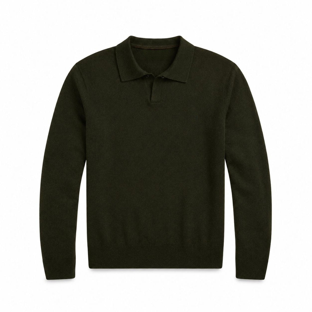 Wool Sweater With Johnny Collar RF3OC42HGN8
