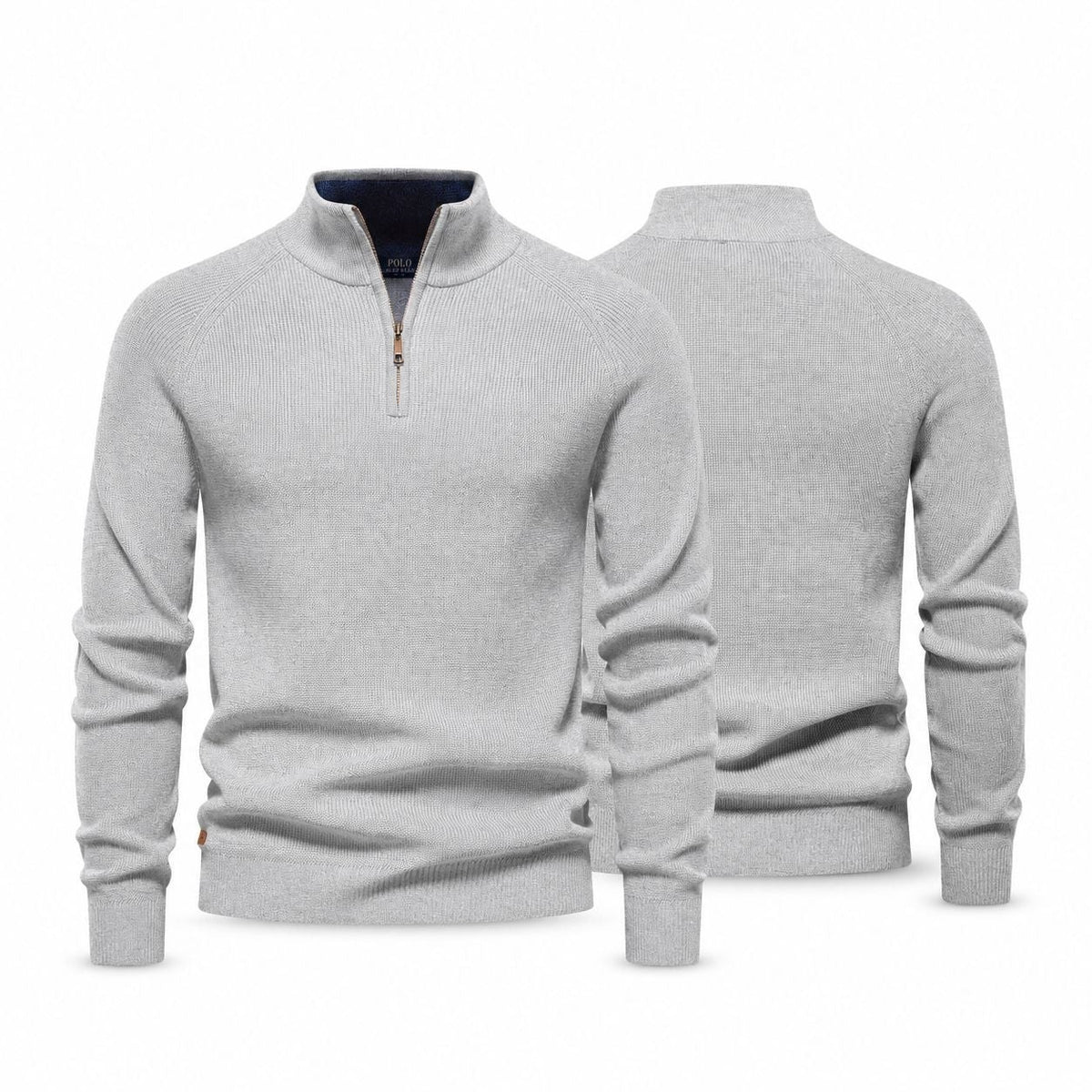 Zip Cable-Knit Wool Sweater RF3OC42JKHW