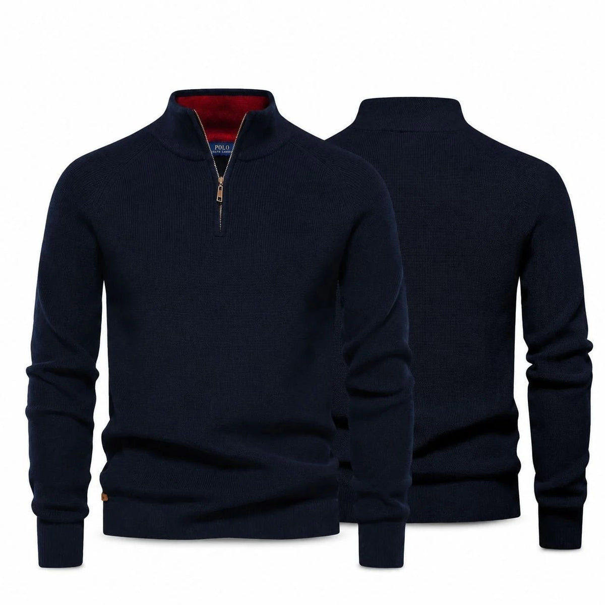 Zip Cable-Knit Wool Sweater RF3OC42JKHW