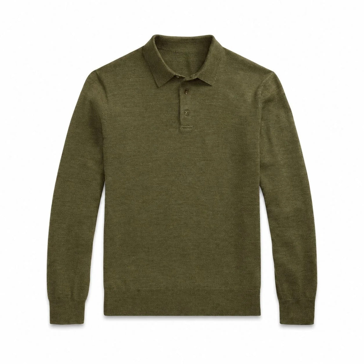 Wool Polo-Collar Sweater RF3OC42K9S4