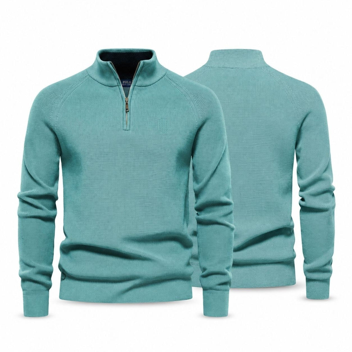 Zip Cable-Knit Wool Sweater RF3OC42JKHW