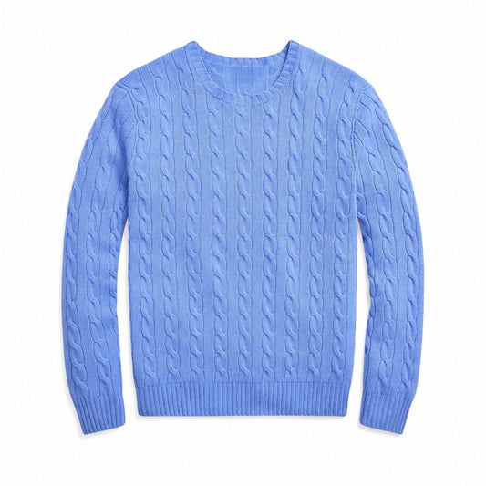 Cable-Knit Wool-Cashmere Sweater RF3OC42SP6S