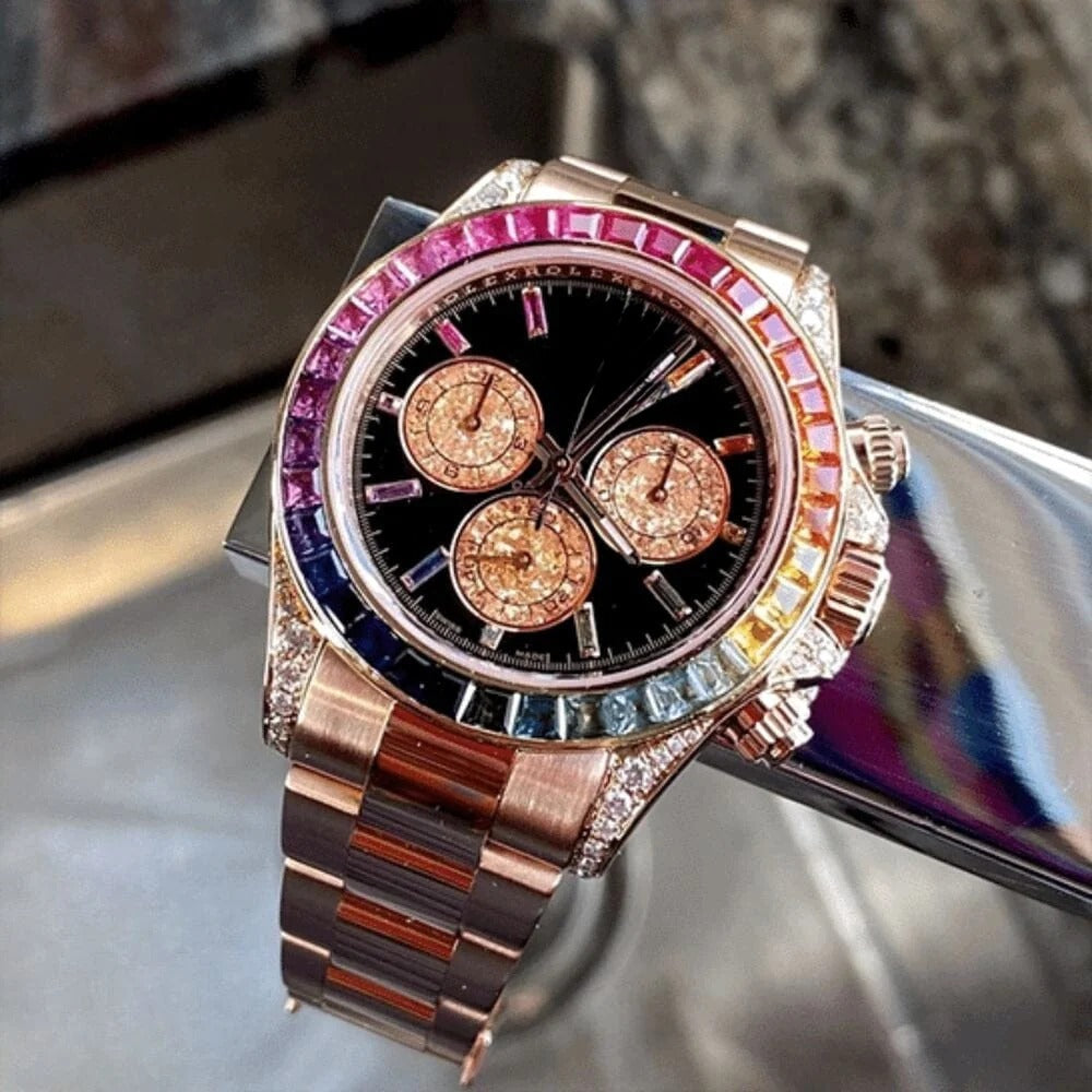 Rose Gold Luxury Watch RF3OC437G5G