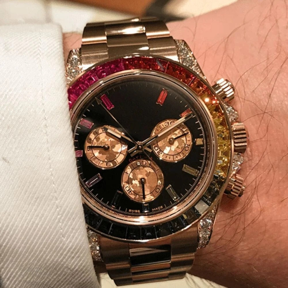 Rose Gold Luxury Watch RF3OC437G5G