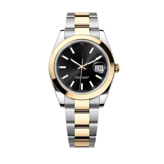 Yellow Gold Black Dial Watch RF3OC43TX8K