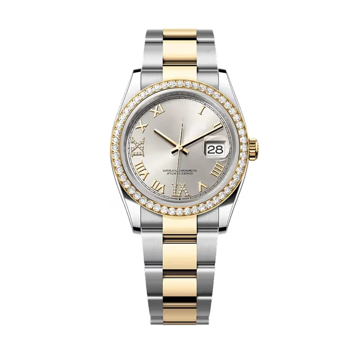 Slate Dial Watch 36mm - Diamond-Set Bezel RF3OC43XFNO