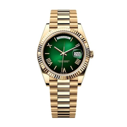 Men's Watch 40mm Yellow Gold Green Dial RF3OC4408SK