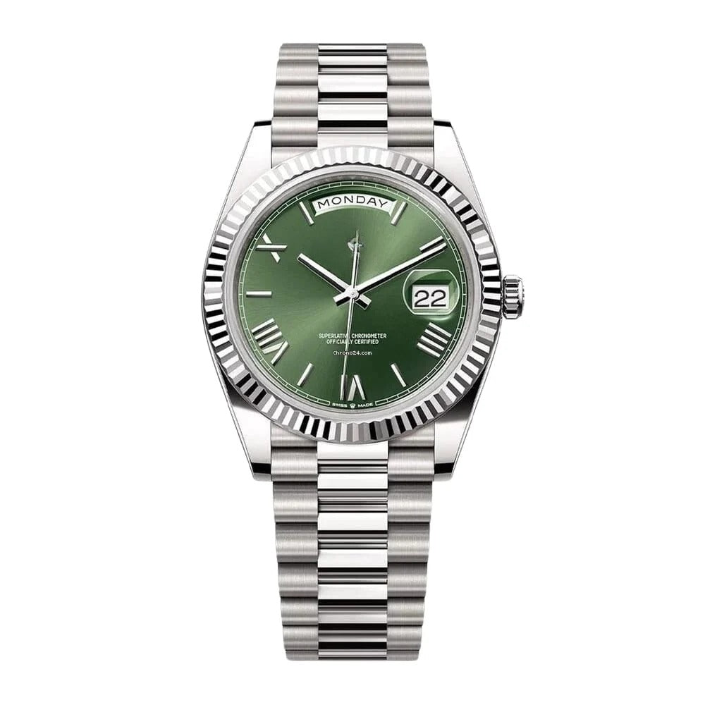 Green Dial Watch 40mm Stainless Steel RF3OC443R7O