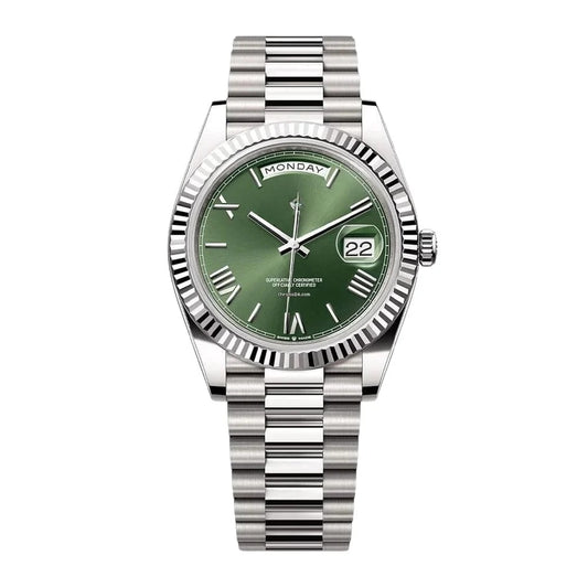 Green Dial Watch 40mm Stainless Steel RF3OC443R7O