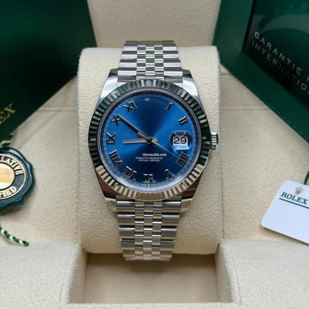 Blue Dial Stainless Steel Watch 40mm RF3OC4431XG