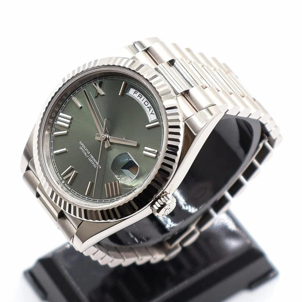 Green Dial Watch 40mm Stainless Steel RF3OC443R7O