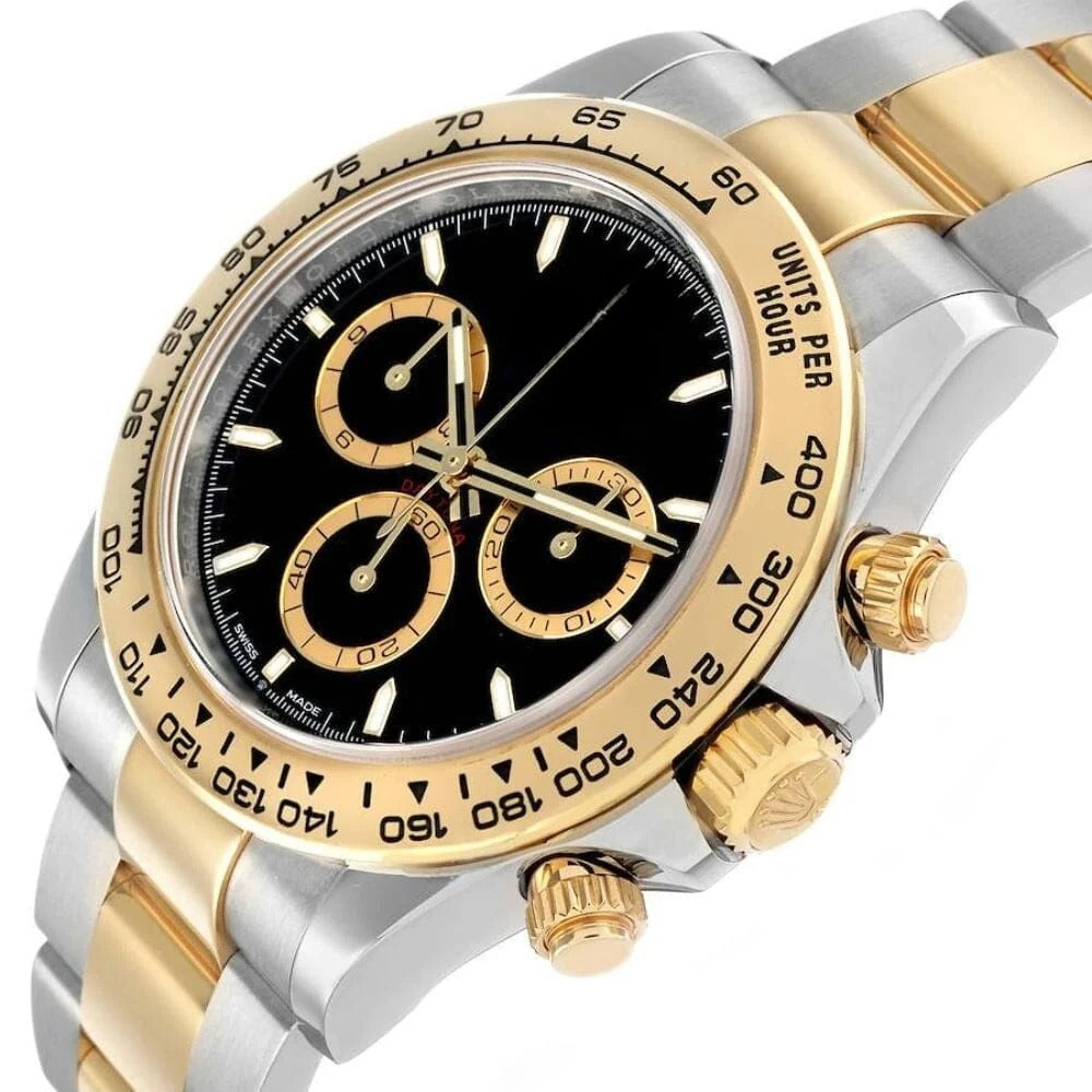 Black Dial Two Tone Watch RF3OC446KCK