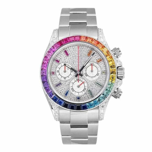18kt White Gold Diamond-Set Custom Watch RF3OC455OJO