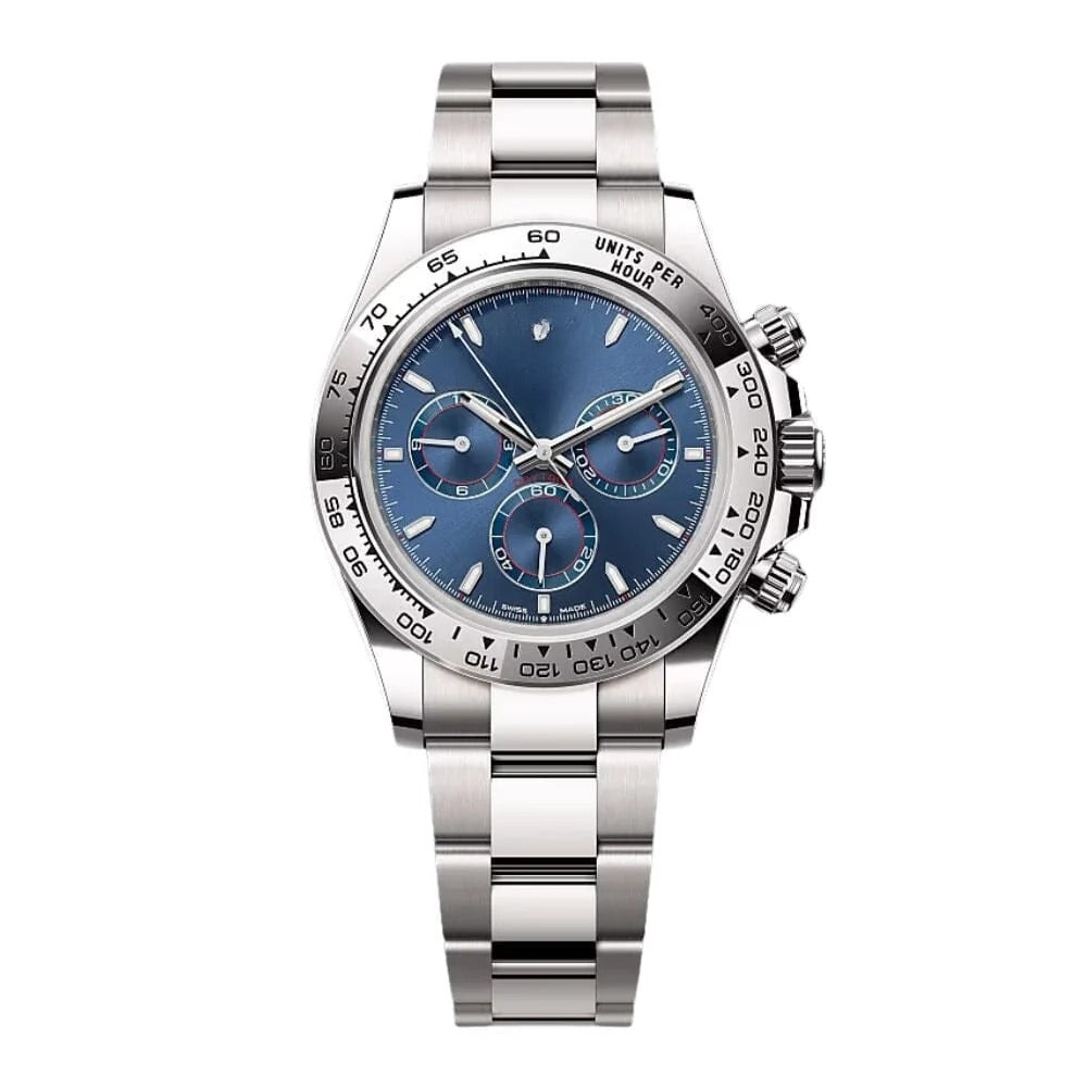 White Gold With Blue Dial Watch RF3OC458HOK