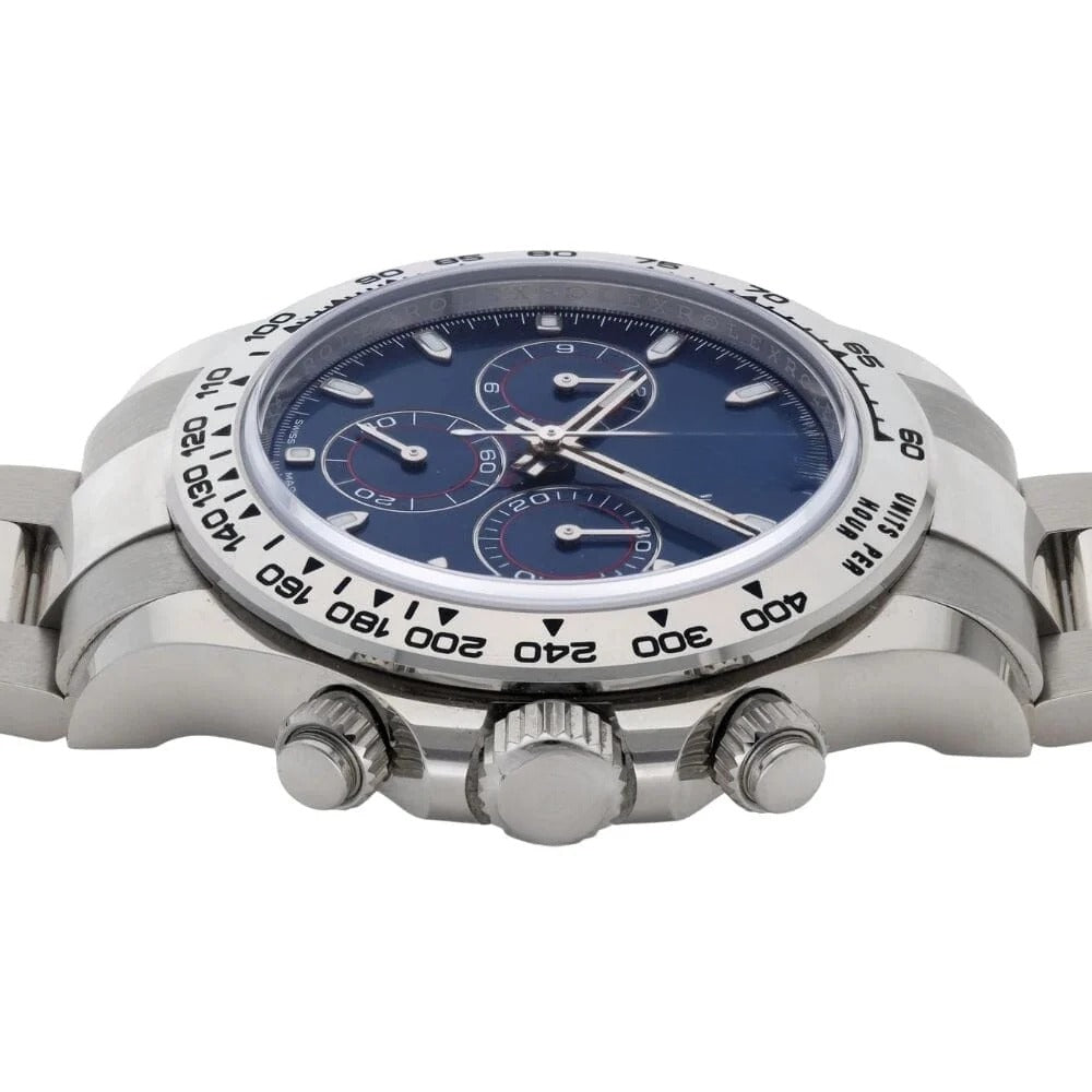 White Gold With Blue Dial Watch RF3OC458HOK