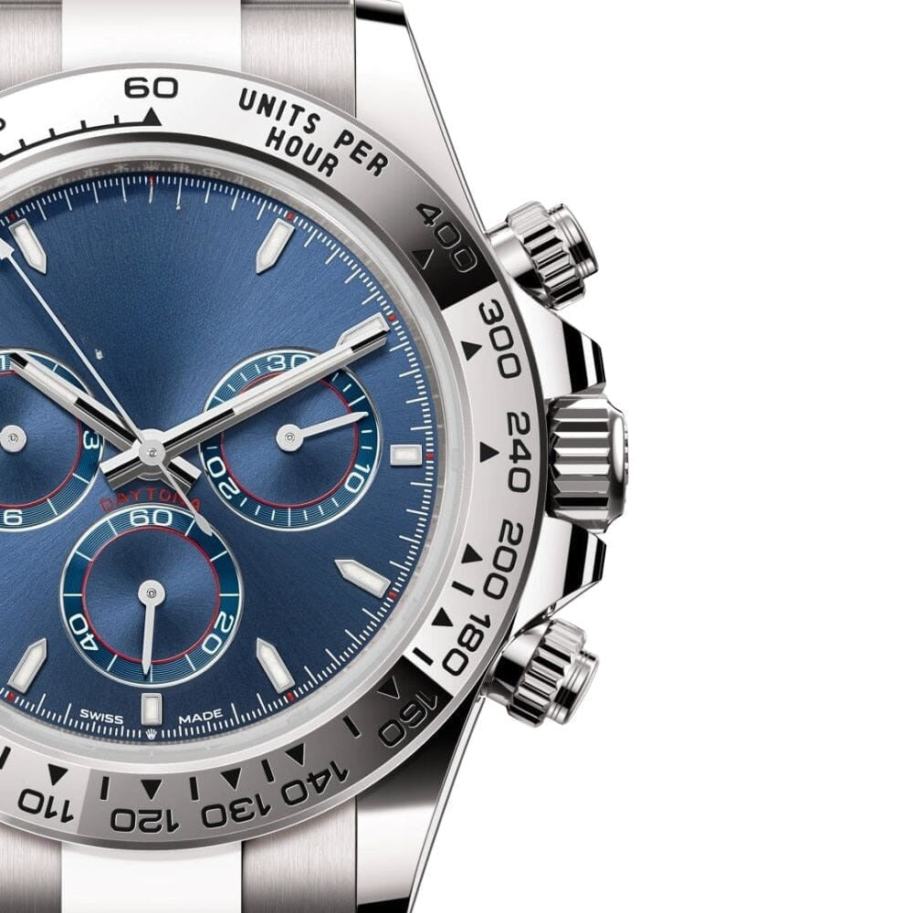 White Gold With Blue Dial Watch RF3OC458HOK
