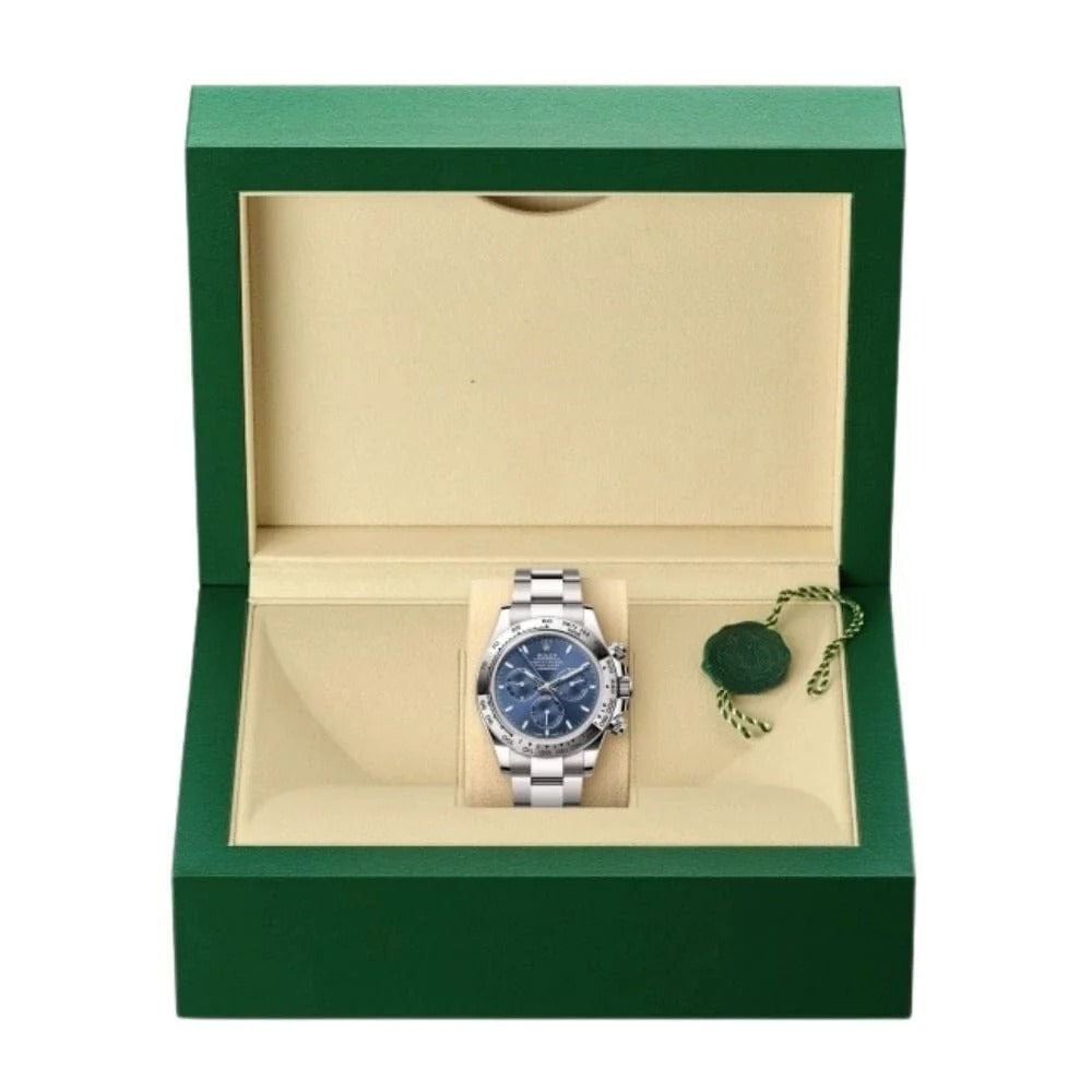 White Gold With Blue Dial Watch RF3OC458HOK